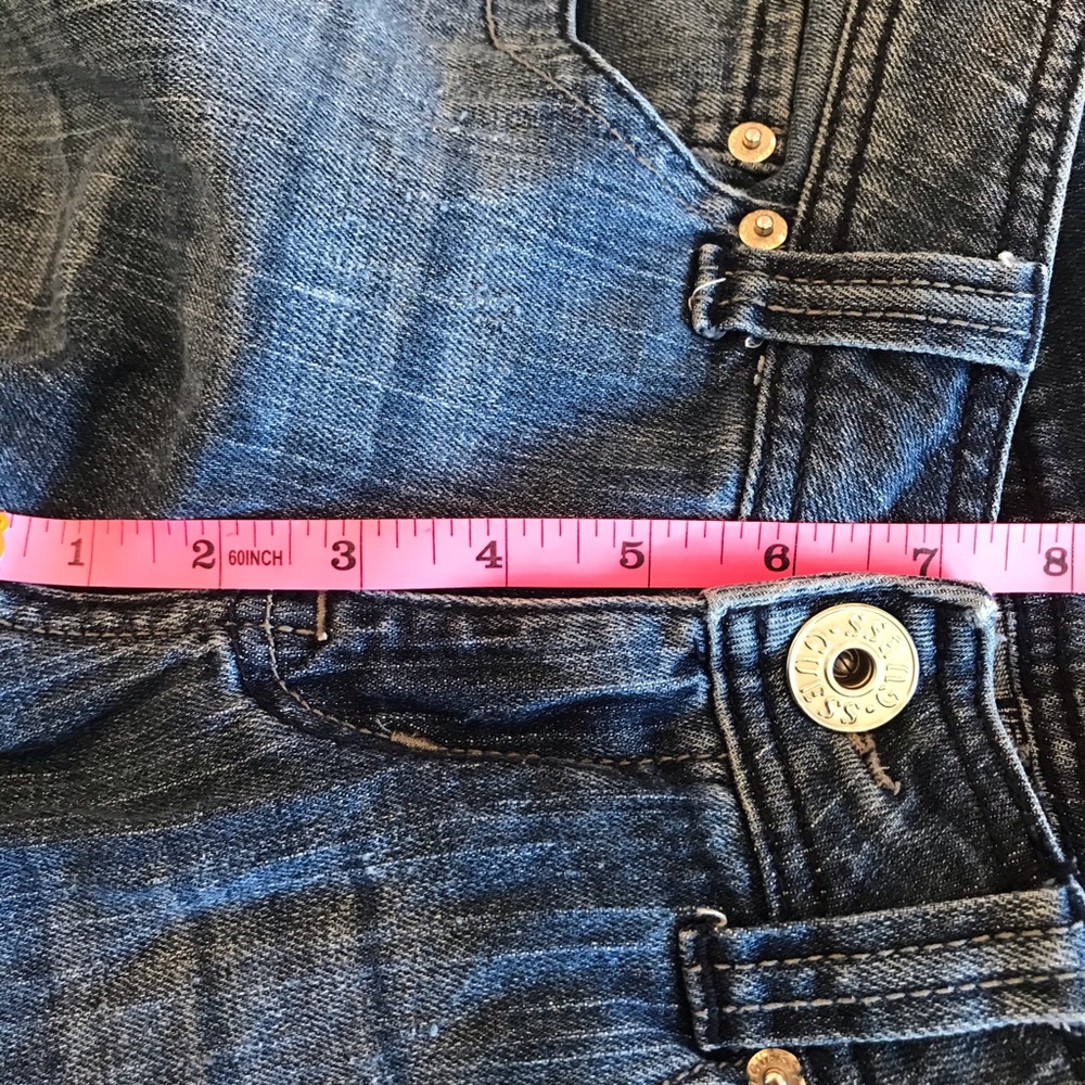 Guess Jeans Button Back Pocket Size 28 - Picture 5 of 7